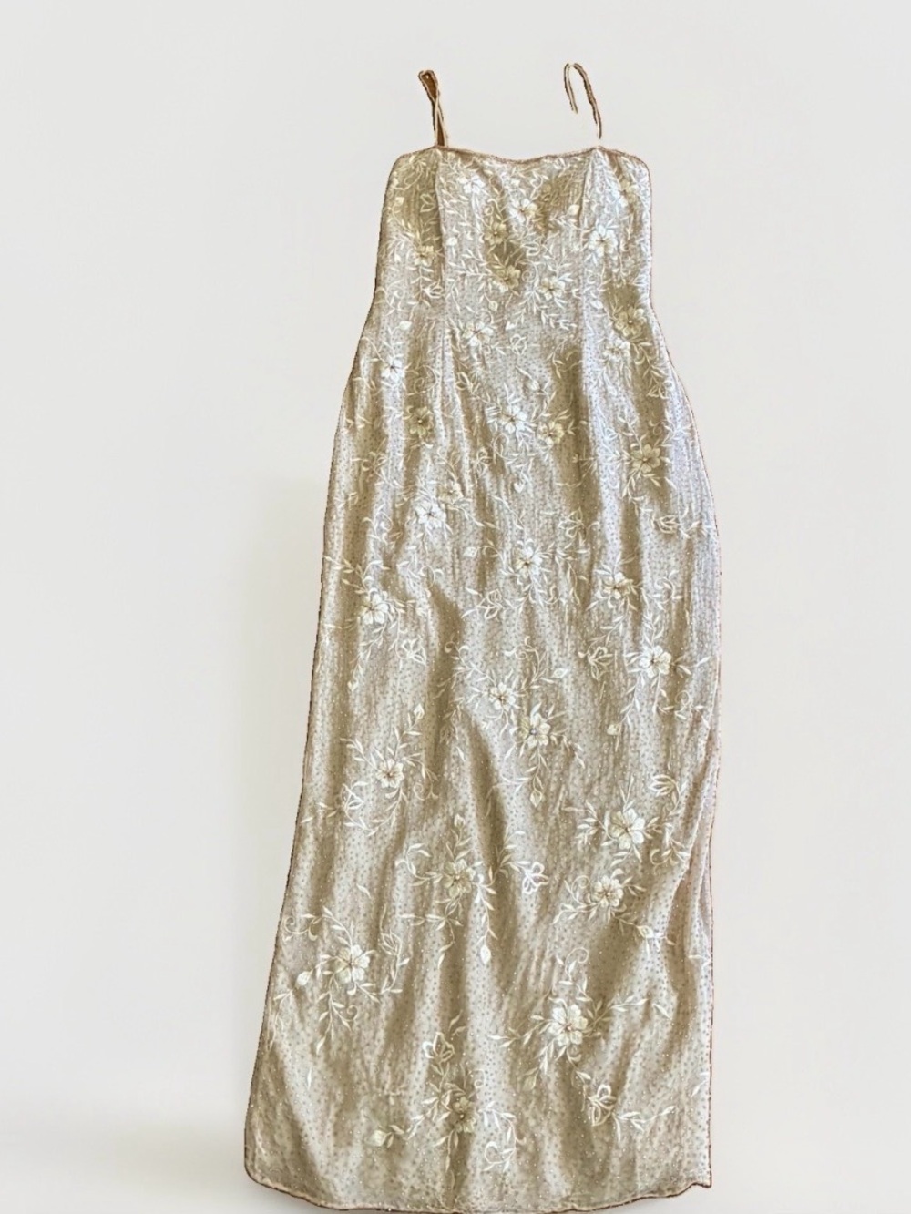 Montage by Mon Cheri Silk Beaded Formal Gown Size 10